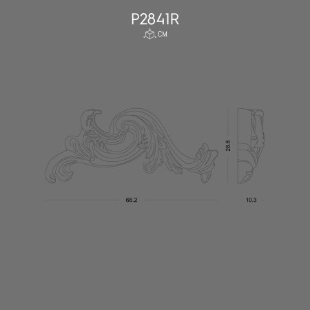 P2841R Polyurethane Wall Crown, our products are not polystyrene foam crowns