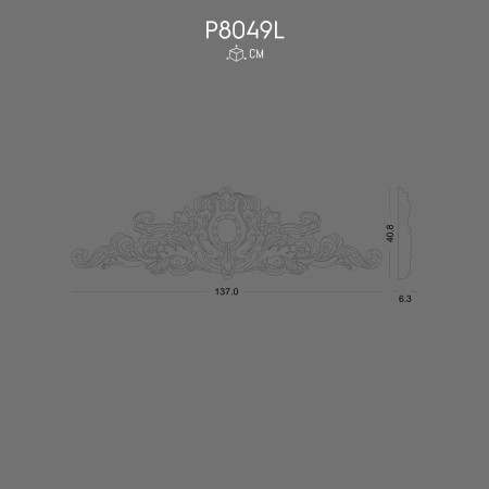 P8049L Patterned wall wreath patterns