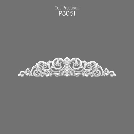 P8051 Types of wall crowns with decorative patterns