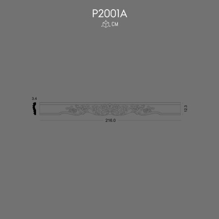 P2001A Poliuretan cu model decorativ. Tipuri de borduri de perete