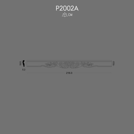 P2002A  Modele ornament  borduri de perete din poliuretan