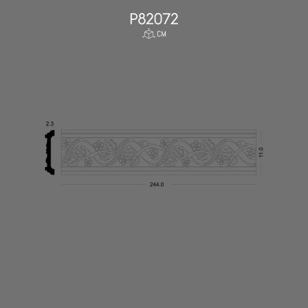 P82072 Models of decorative polyurethane wall borders