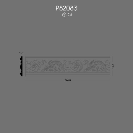 P82083 Polyurethane decorative wall edging prices