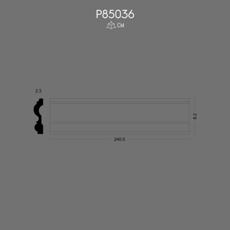 P85036 Preturi de borduri perete din poliuretan . Produse de decorat din poliuretan