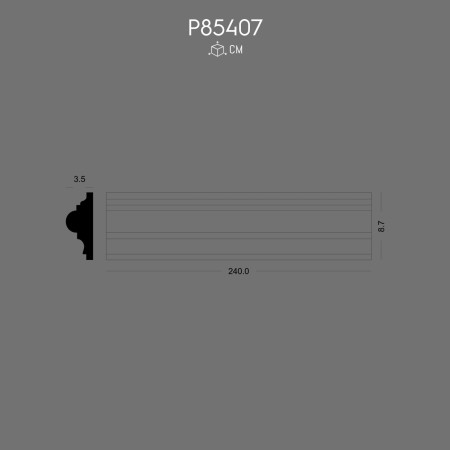 P85407 Fabricare modele ornamentale din poliuretan pentru borduri de perete