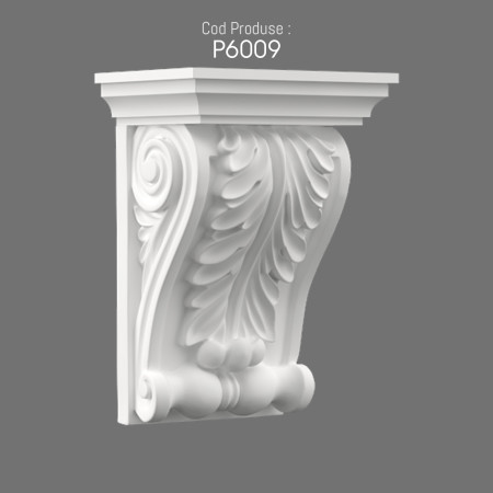 P6009 Prices polyurethane wall brackets with decorative patterns