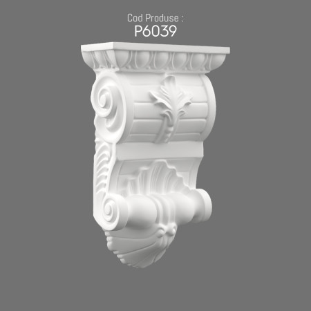 P6039 Types of polyurethane wall brackets with decorative patterns