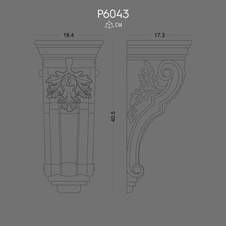 P6043 Manufacture of polyurethane wall brackets with patterns