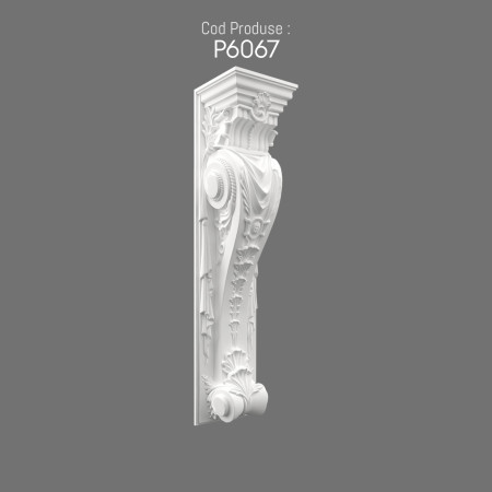 P6067 Prices polyurethane wall brackets with decorative patterns