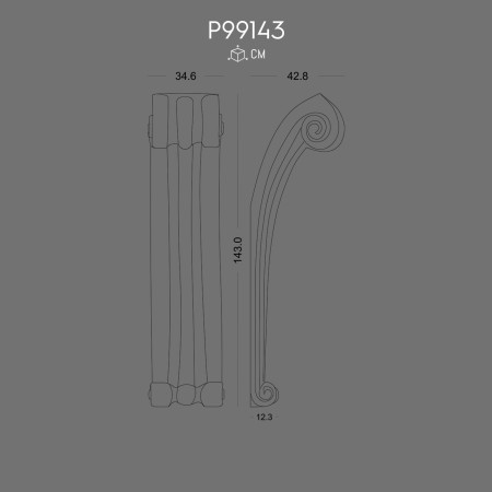 P99143 Manufacture of polyurethane consoles with decorative patterns