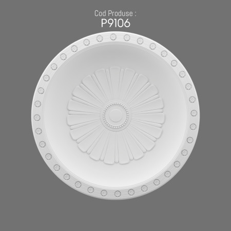 P9106 Wall domes with decorative patterns Prices Polyurethane Plaster Dome Equivalent