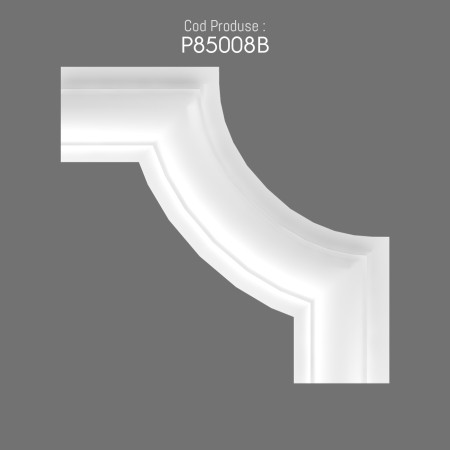 P85008B Polyurethane decor corner wall arm, plaster arm manufacturing equivalent to wooden arm