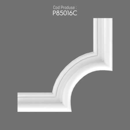 P85016C Polyurethane decor corner wall corner plaster models equivalent to wood