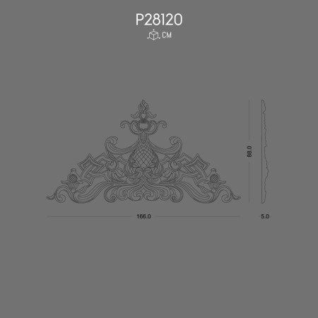 P28120 Production of ornaments and wall decorations from polyurethane