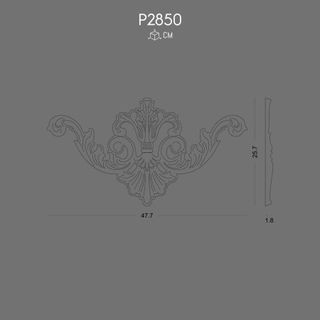 P2850 Types of polyurethane wall ornaments and decorations