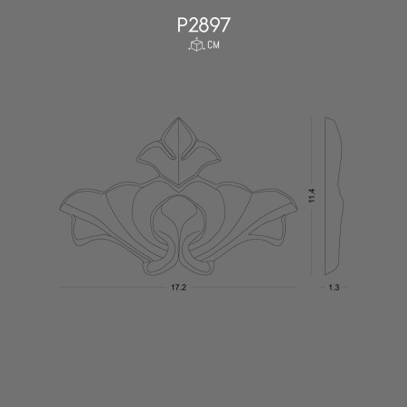 P2897 Models of ornaments and wall decorations in polyurethane