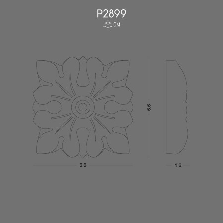 P2899 Models of ornaments and wall decorations in polyurethane