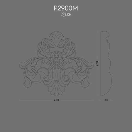 P2900M Production of ornaments and wall decorations from polyurethane
