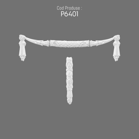 P6401 Polyurethane ornaments and wall decorations with decorative patterns