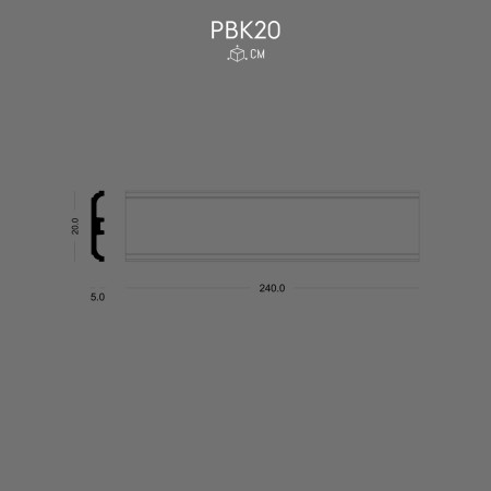 PPBK20 Models of balusters and handrails made of polyurethane