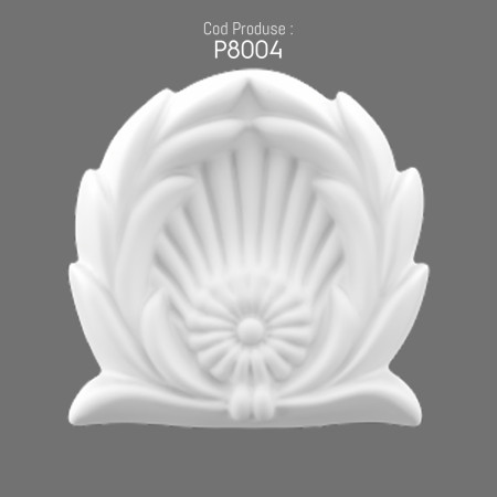 P8004 Types of ornaments and wall decorations in polyurethane with decorative patterns