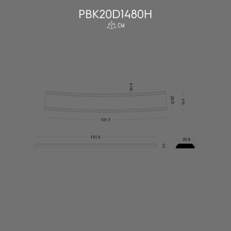 PBK20D1480H Polyurethane balustrades and handrail