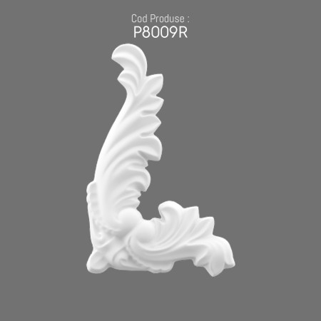 P8009R Polyurethane decorative wall ornaments