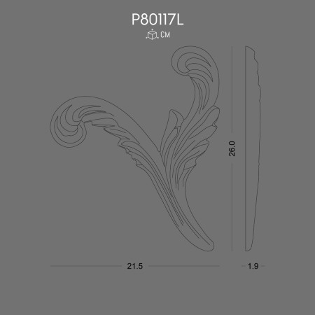 P80117L Production of ornaments and wall decorations from polyurethane with decorative patterns