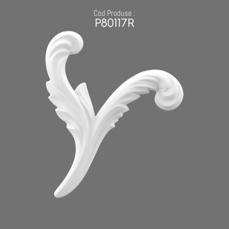 P80117R Polyurethane ornaments and wall decorations with decorative patterns