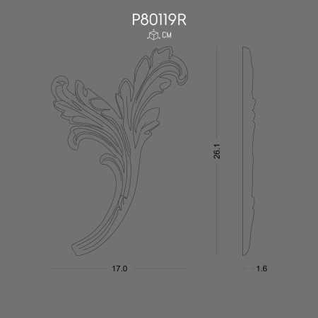 P80119R Polyurethane ornament models