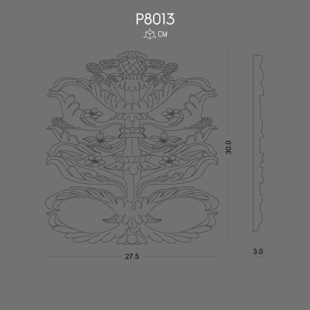 P8013 Manufacture of polyurethane ornaments and decorations