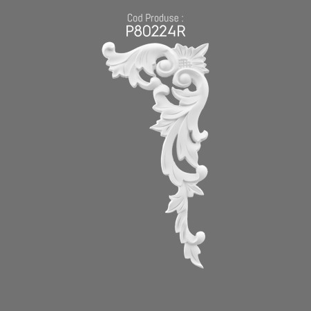 P80224R Prices of ornaments and wall decorations in polyurethane with decorative models