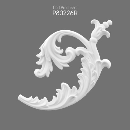 P80226R Prices of ornaments and wall decorations in polyurethane with decorative models