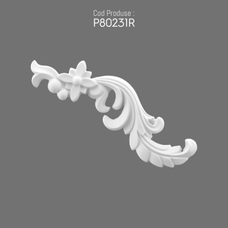 P80231R Prices of ornaments and wall decorations in polyurethane with decorative models