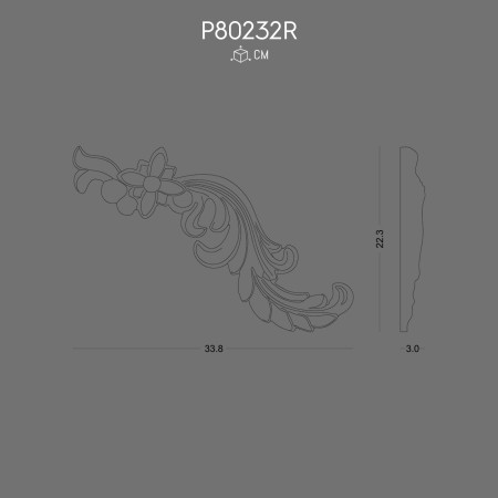 P80232R Polyurethane ornament models