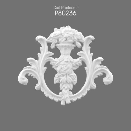 P80236 Polyurethane ornaments and wall decorations with decorative patterns