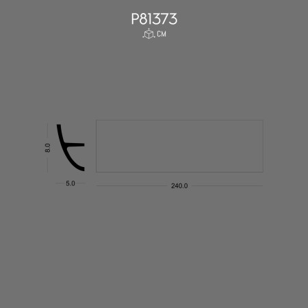 P81373 Rigid Foam Paintable Polyurethane LED Concealed Light Manufacturing Products Not Styrofoam