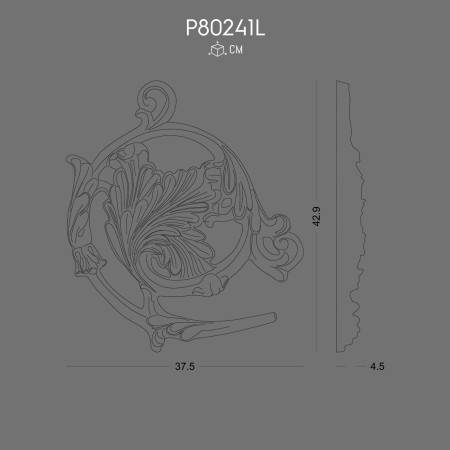 P80241L Production of ornaments and wall decorations from polyurethane