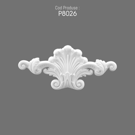 P8026 Types of ornaments and wall decorations in polyurethane with decorative patterns