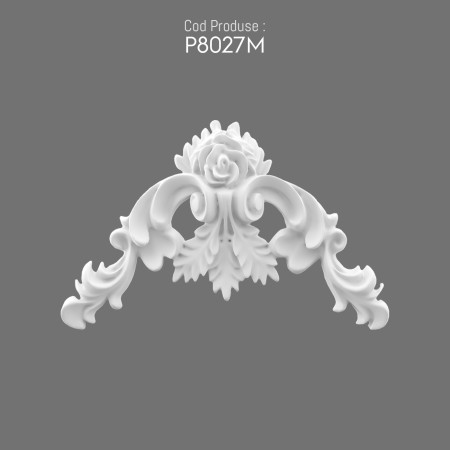 P8027M Types of ornaments and wall decorations in polyurethane with decorative patterns