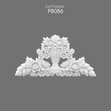 P8086 Polyurethane ornaments and wall decorations with decorative patterns