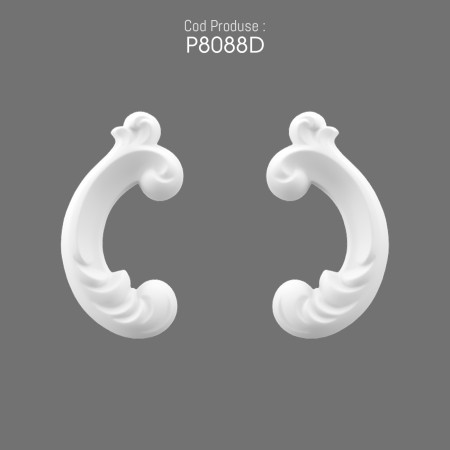 P8088D Prices of ornaments and wall decorations in polyurethane with decorative patterns