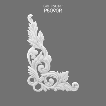 P8090R Prices of ornaments and wall decorations in polyurethane with decorative patterns