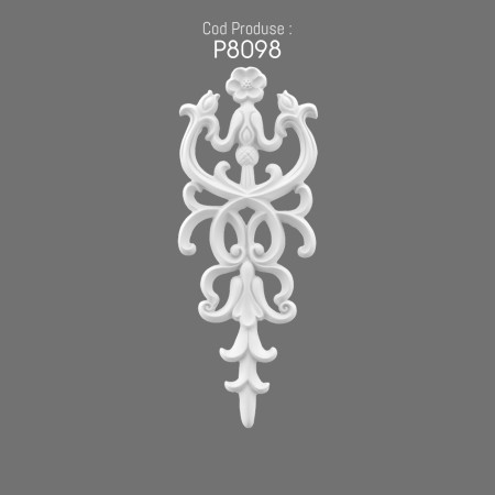 P8098 Prices of ornaments and wall decorations in polyurethane with decorative models