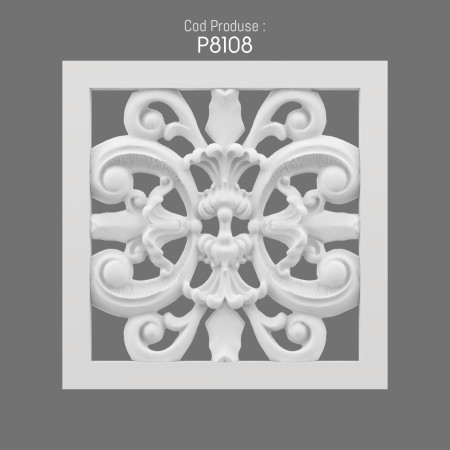 P8108 Polyurethane ornaments and wall decorations with decorative patterns