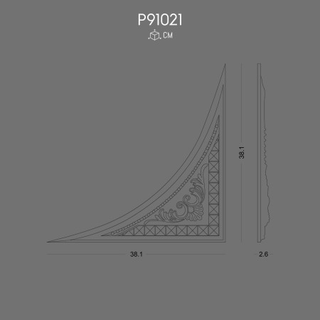 P91021 Prices of ornaments and wall decorations in polyurethane with decorative models