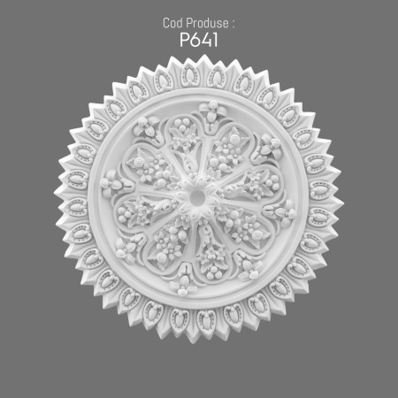 P641 Manufacture of polyurethane wall rosette model