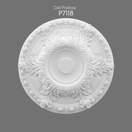 P7118 Polyurethane wall rosette models with decorative pattern. Polyurethane decoration products