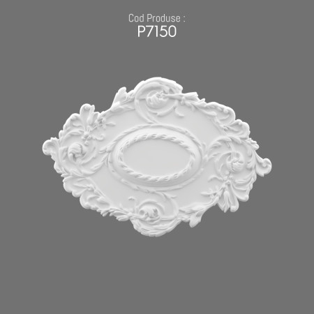 P7150 Prices polyurethane wall rosette with decorative pattern. Polyurethane decoration products