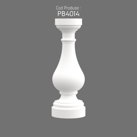 PB4014 Classic polyurethane balustrade for balcony. Prices of balustrades and handrails made of polyurethane for the exterior.